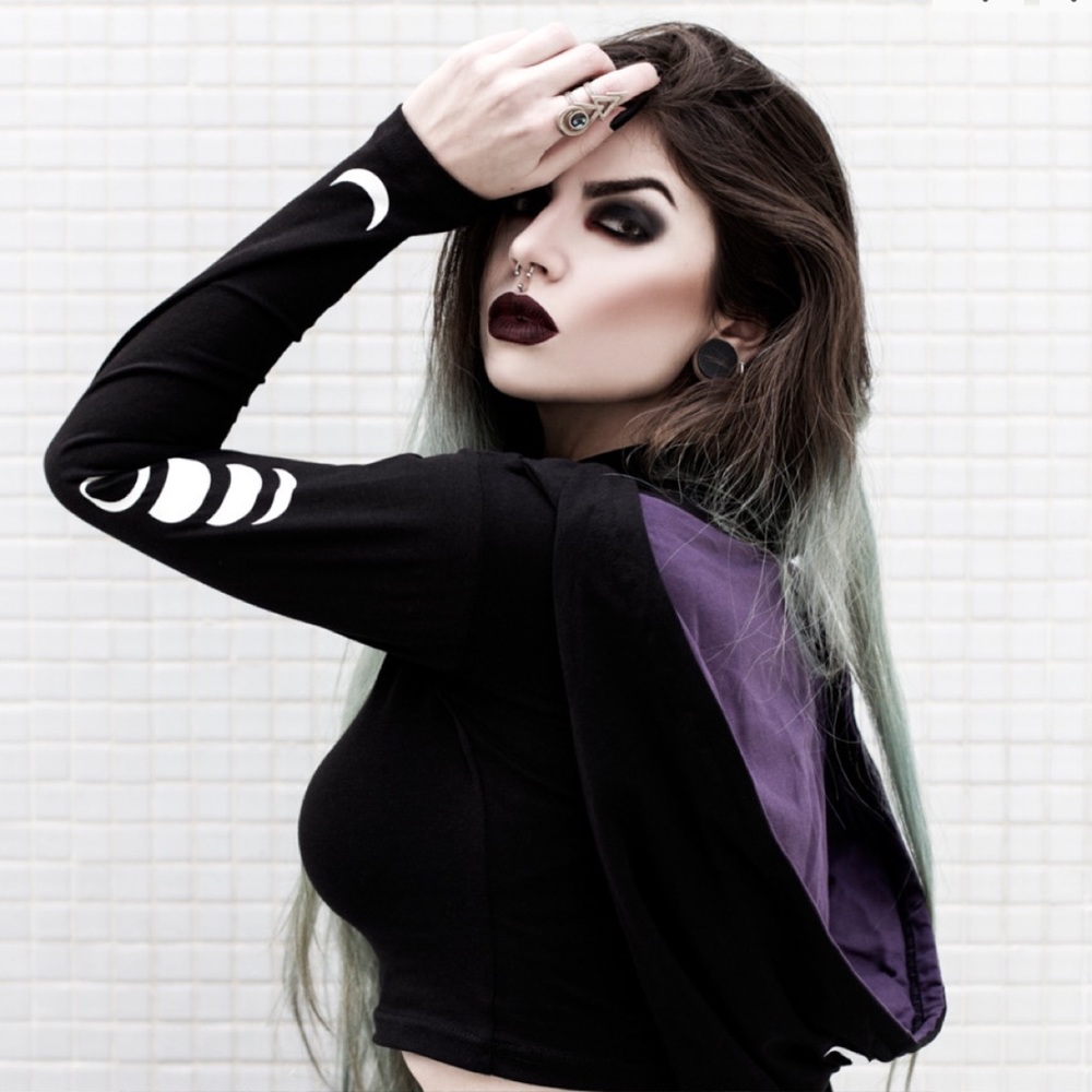 Rouge+Wolf moon crop top
